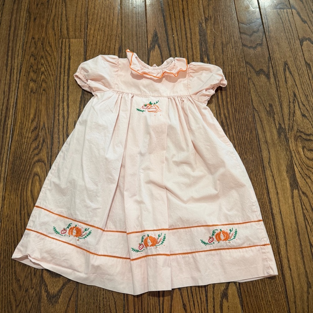 Sophie and Lucas pink pumpkin pie dress- size 4